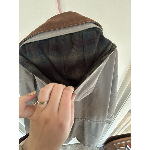 Vintage Rainforest Collection Barn Coat Men’s Large Beige warm utility field - Picture 10 of 16